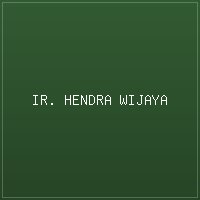 Ir. Hendra Wijaya, M.T.